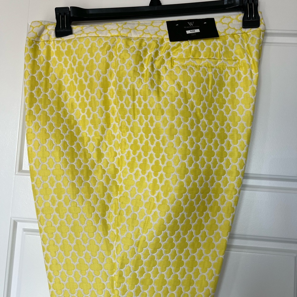 Yellow Patterned Skirt